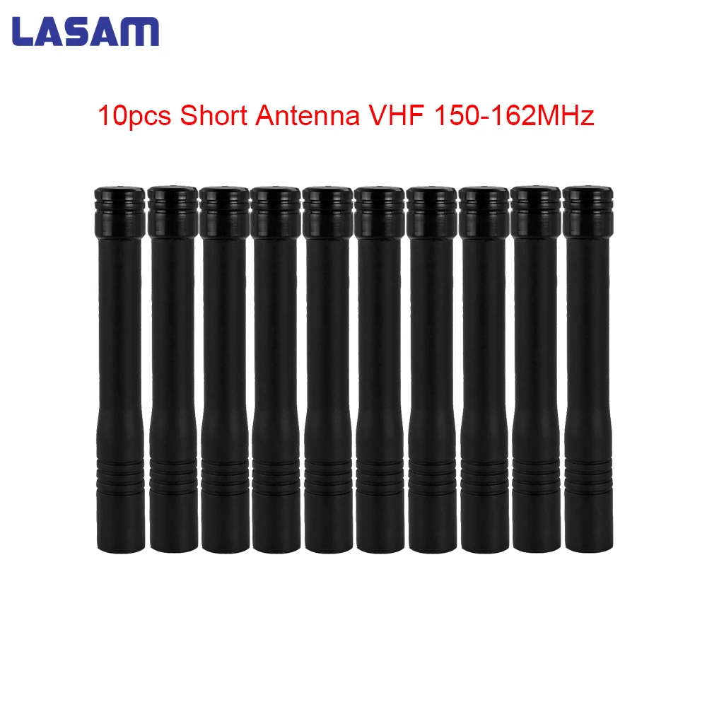 LASAM 10 шт. новая короткая антенна VHF 150 162 МГц ATV 6B для Vertex Standard VX168 VX231 VX418 VX354 VX228 VX829 VX800
