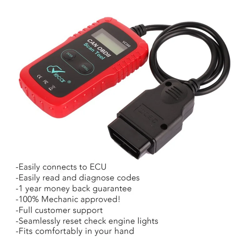 ELM327 OBD2 сканер VC300 OBD2 Диагностический Интерфейс инструмент поддержка SAE J1850 протокол CY-300 OBDII