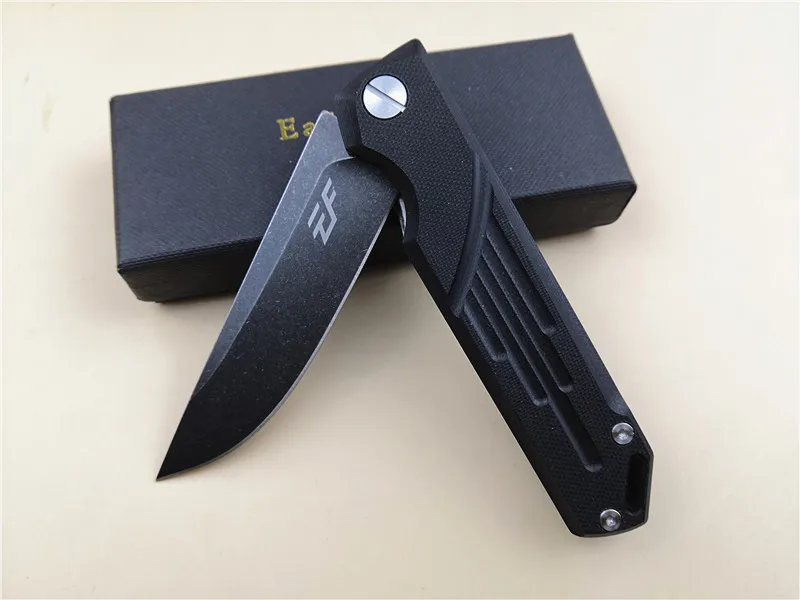 Eafengrow EF72 D2 вымытое лезвие G10 ручка шариковый подшипник Флиппер складной карманный нож для выживания охотничий инструмент для повседневного использования кухонный нож