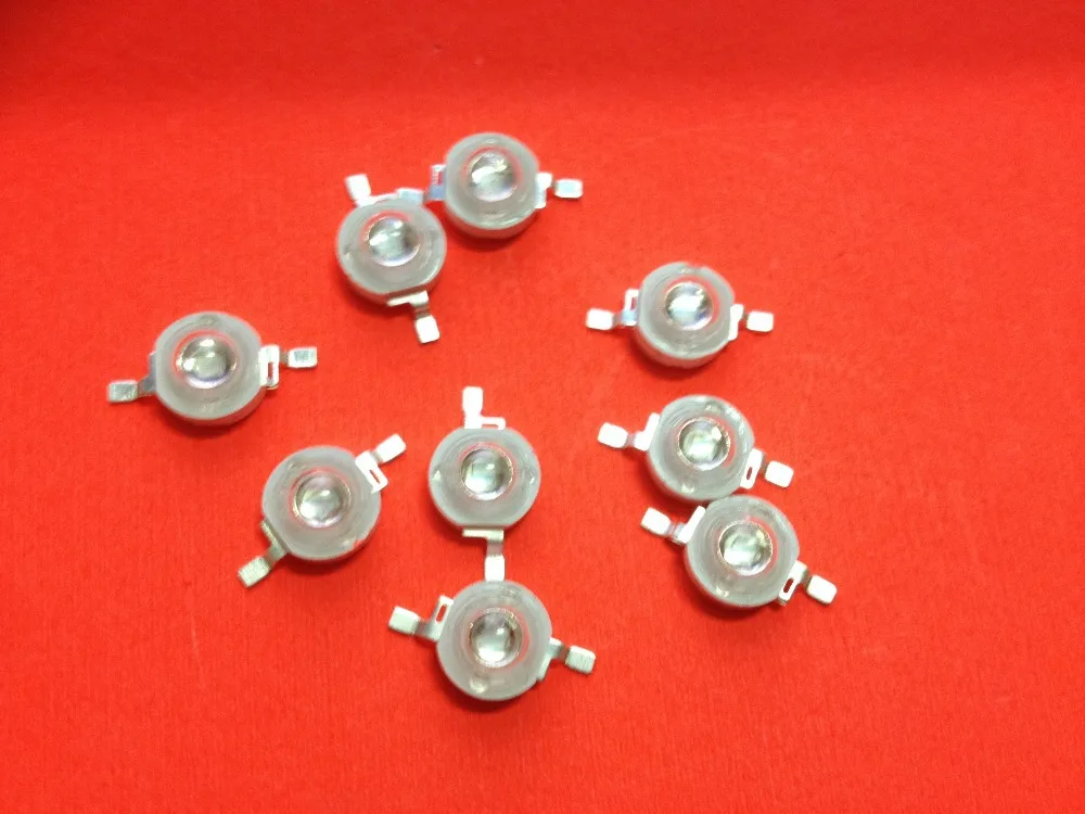 Бесплатная доставка 100 шт./лот высокая мощность EPILEDS Chip 3 Вт зеленая светодиодная