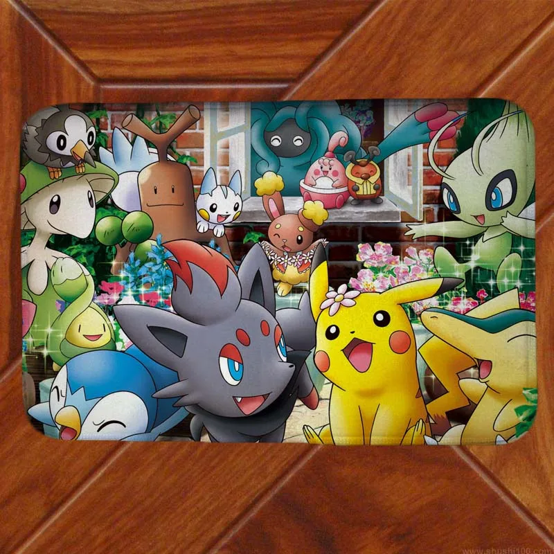 Напольный коврик POKEMON Pikachu Декор для спальни Аниме Манга 001|mat carpet|floor matfloor mat carpet |