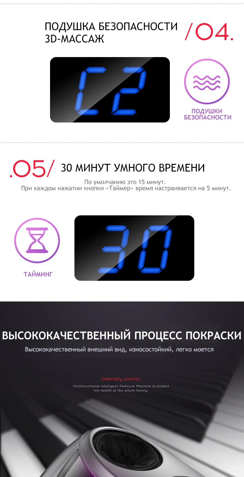 Обновленный Электрический медицинский массаж инфракрасный нагревательный терапия шиацу массажер для ног давление воздуха прибор для ухода за ногами