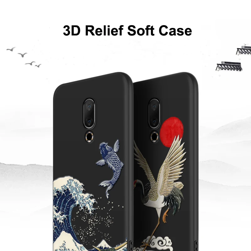 Для Meizu 16 16th Plus чехол 3D рельефная Матовая Мягкая задняя крышка чехол LICOERS Официальный чехол для Mei Zu Meizu16 16th чехол Fundas Shell