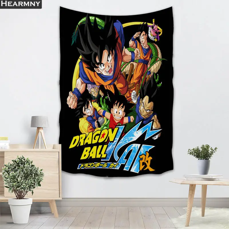 Фон тканевый балдахин гобелен настенный на заказ Dragon Ball Z спальня гостиная одеяло Йога пляжное полотенце скатерть - Цвет: 13