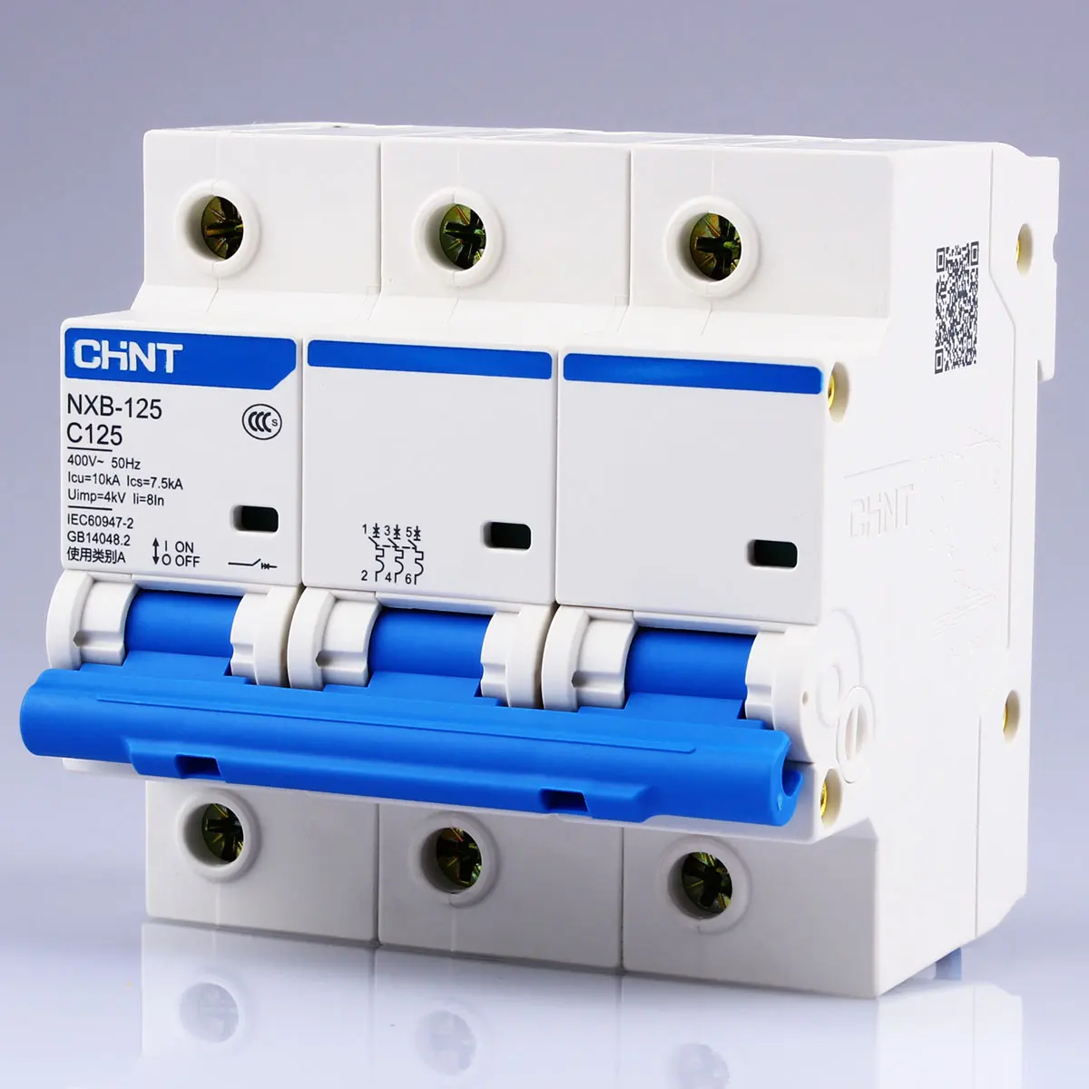CHNT CHINT NXB-125 3P 63A 80A 100A 125A 230 В миниатюрный выключатель MCB DZ47