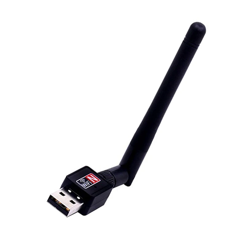 Мини USB Wifi адаптер 150 Мбит/с 2 дБ антенна ПК USB Wi-Fi приемник беспроводная сетевая карта 802.11b/n/g высокоскоростной USB Lan Ethernet