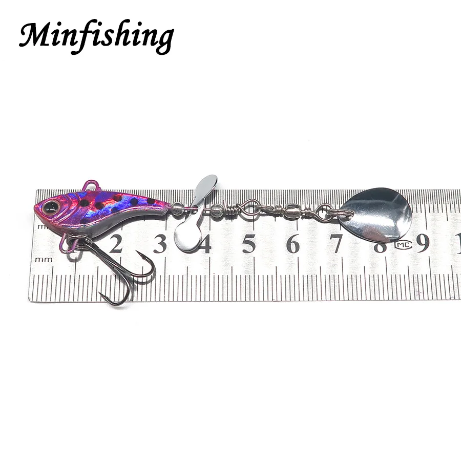 Minfishing 2 шт. 4 цвета металлическая приманка Спиннербейт для доставки прикорма и