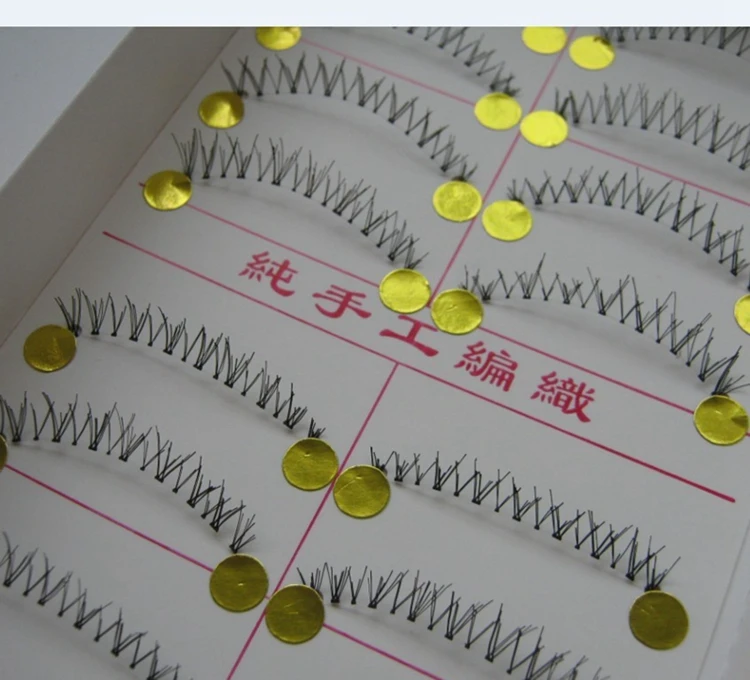 10 пар натуральные накладные ресницы для женщин|eyelash adhesive|makeup wholesaleeyelash grow |