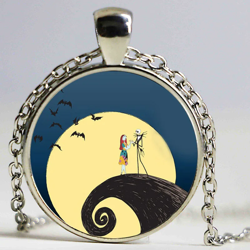 Новая мода ожерелья с подвесками принтом &quotКошмар перед ожерелье Рождество