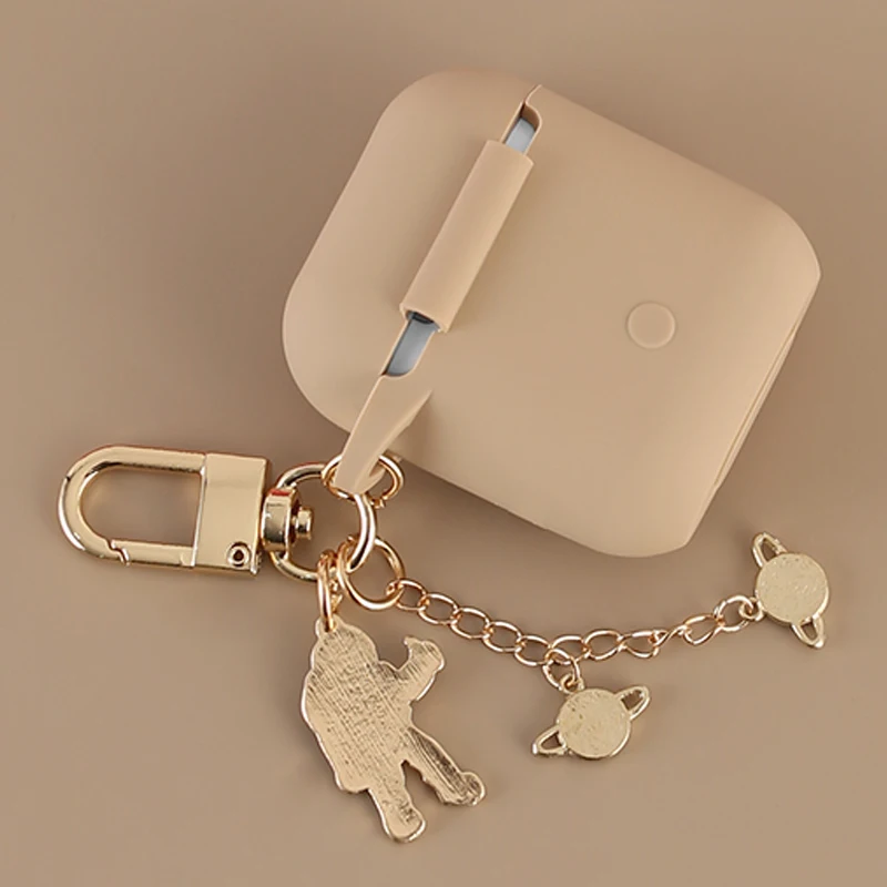 Новинка Космический космонавт астронавт силиконовый чехол для Apple Airpods 1 2