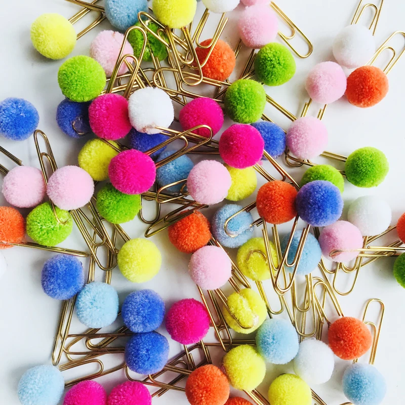 5 шт./лот каваи цветные заколки для волос зажимы книг маркеры канцелярских