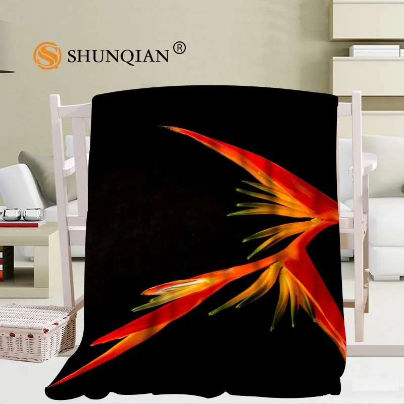 Comprare Personalizzato Uccello Del Paradiso Coperta Di Fiori Morbido Fai Da Te La Tua Foto Decorazione Camera Da Letto Dimensioni 56x80 Pollici, 50X60Inch,40X50Inch A7.10