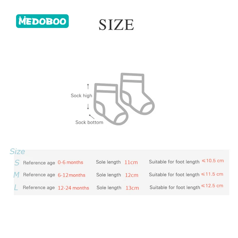 Medoboo/носки для малышей с героями мультфильмов Нескользящие хлопковые носки