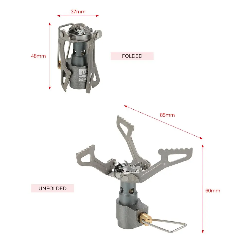 Портативная миниатюрная газовая плита для кемпинга 25 г портативный