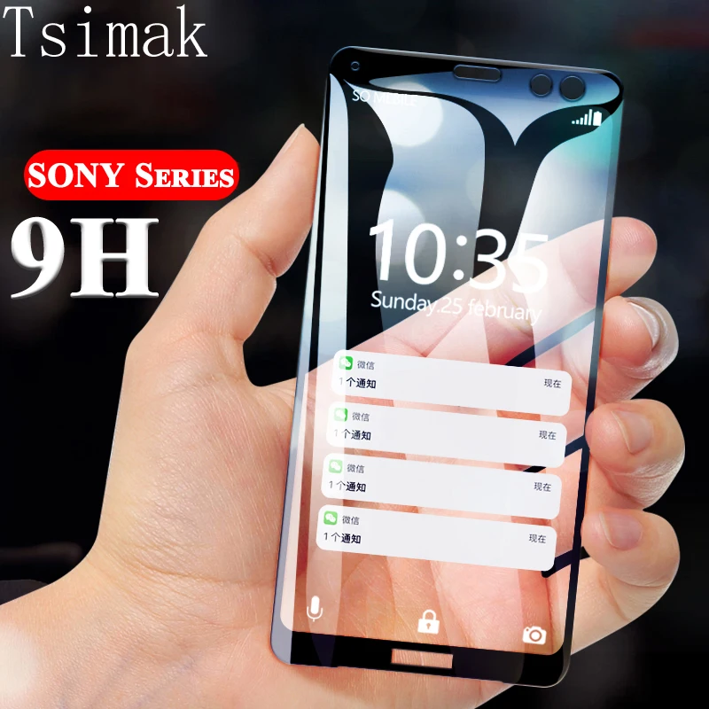 Закаленное стекло для sony Xperia XA Ultra XA1 Plus XZS XZ Premium XP XC X Performance XZ1 компактная Защитная пленка для экрана пленка