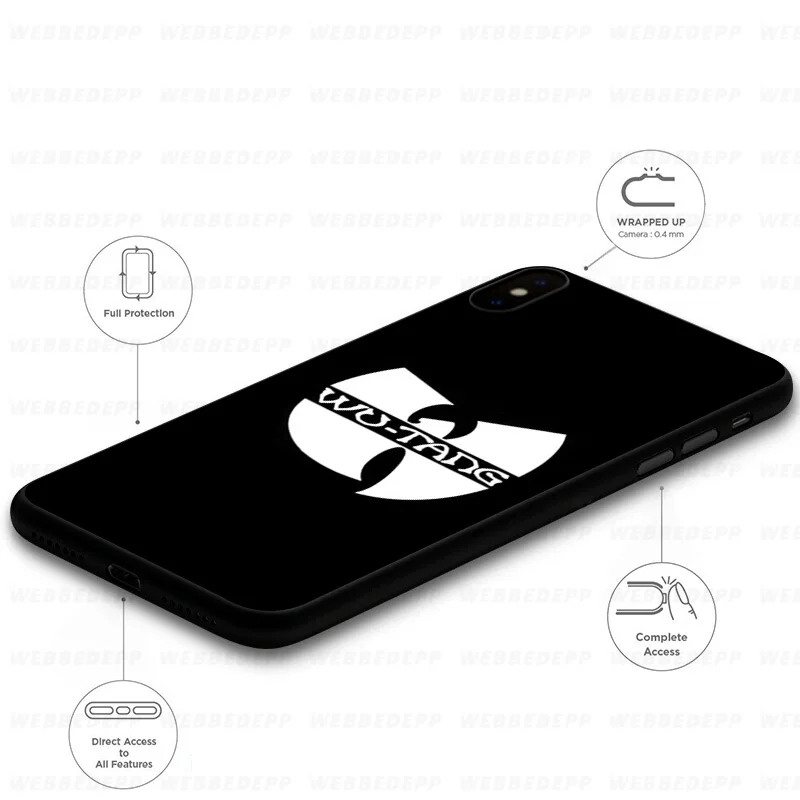 Мягкий чехол WEBBEDEPP Wu Tang Clan для Huawei Mate Honor 20 6A 7A 7C 7X 8 9 9X 10 View Lite Pro 30 |
