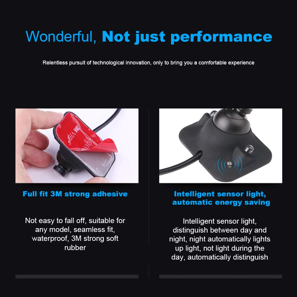 

5 Set Car Camera Rearview Backup HD Cameras LED Night Vision Camera For Monitor Auto Rear Front Left Right Camera Backup Cameras