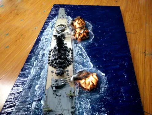 1:350 Diorama модель корабля большой и открытый корабль Изысканная Миниатюрная
