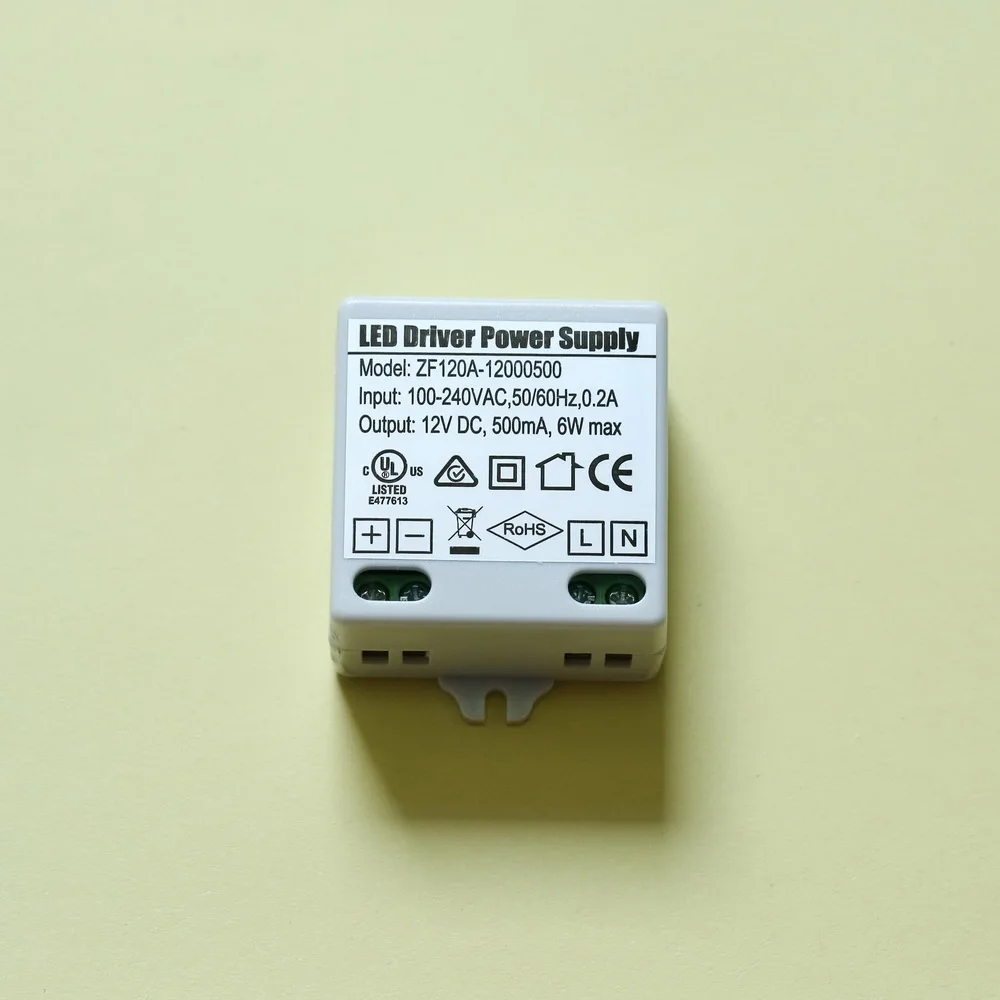 100 шт./лот источник питания постоянного напряжения DC12V500mA 6W LED|supply power|lot lotlot 100pcs |