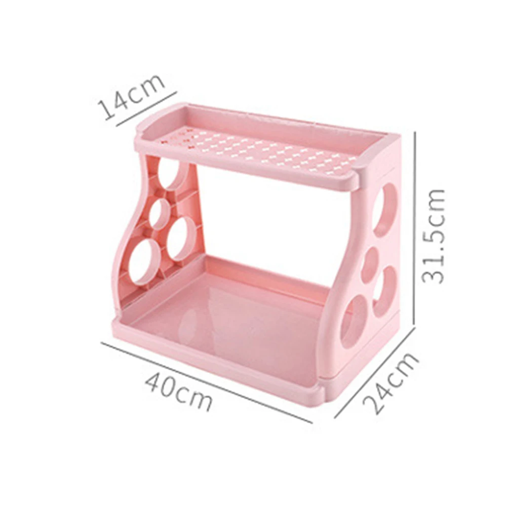 Kitchen Double Layer Spicy Spice Shelf Storage Rack Jar Bottle Organizer Holder &amp Racks New | Дом и сад