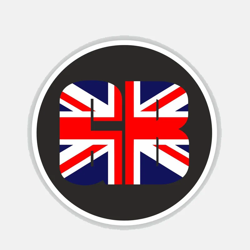 YJZT 11 см * круглая GB Великобритания мотоцикл автомобиль стикер аксессуары 6-2756 |