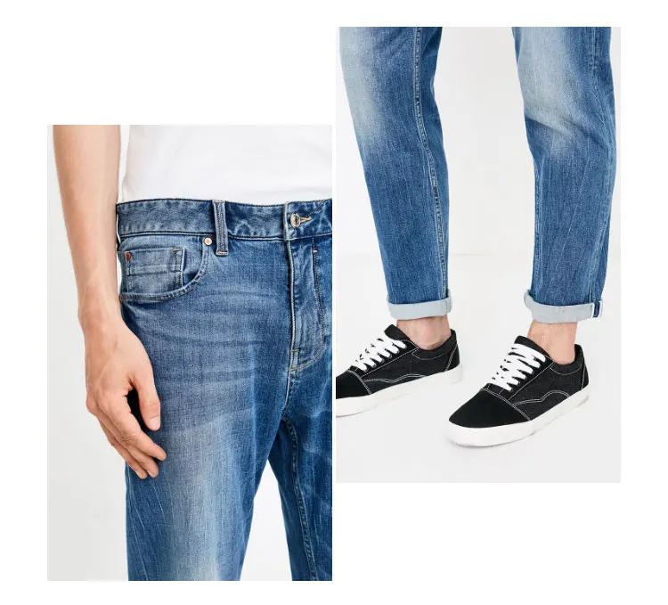 JackJones мужские осенние Стрейчевые зауженные укороченные джинсы модные брюки мужская одежда 218332542 219232506