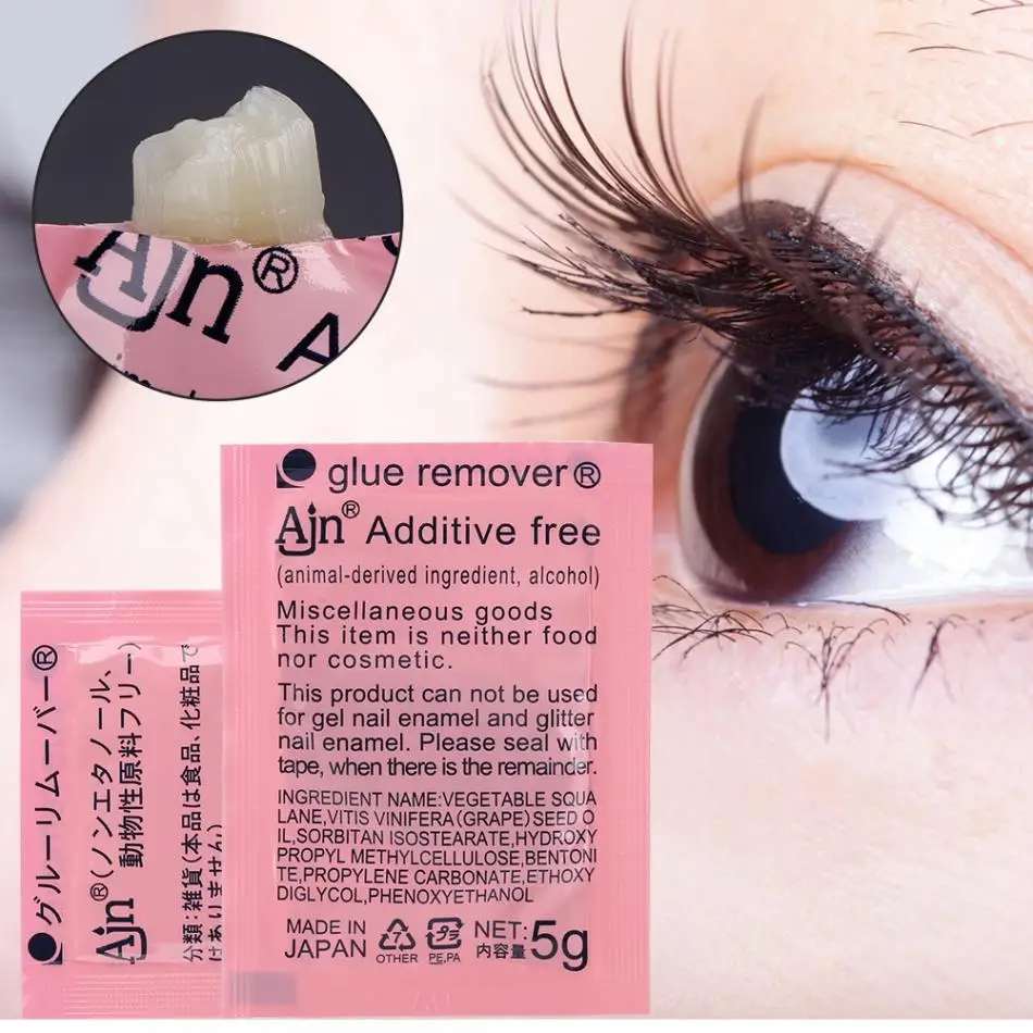 Eye Makeup 5g Eyelash Extension Remover Cream Glue Gel Removing Professional False Eyelashes Tool | Красота и здоровье