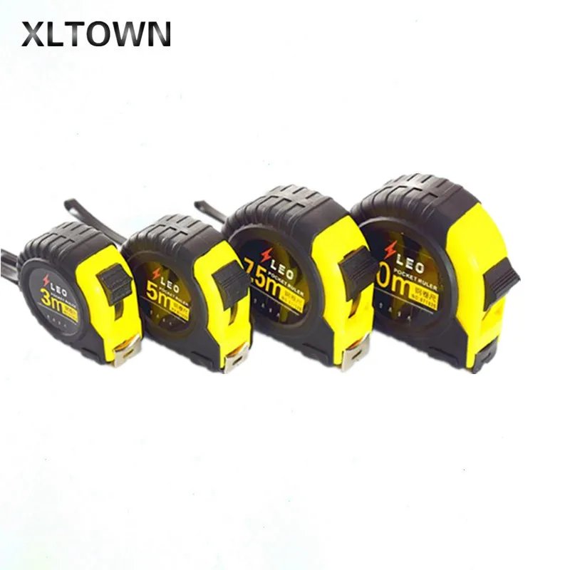 XLTOWN высокое качество 3/5/7,5/10 m Нержавеющая сталь инструмент рулетка измерительная лента Нержавеющая сталь линейка мастер измерительный инструмент
