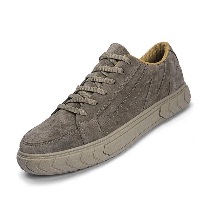 Мужские замшевые кроссовки на плоской подошве стильные в стиле хип хоп ретро