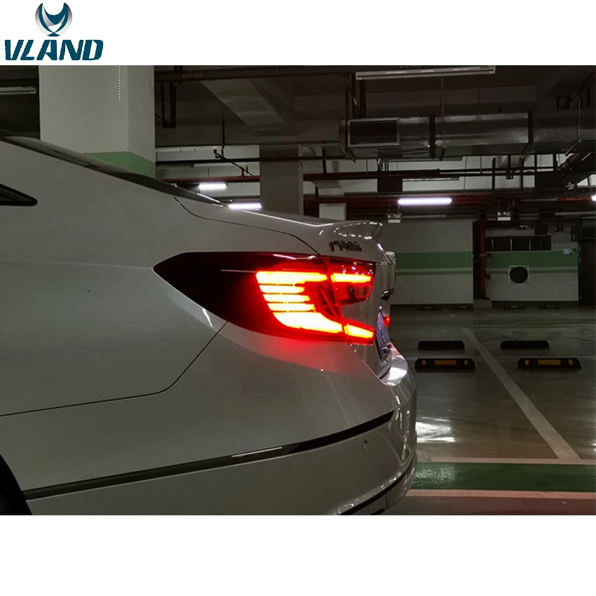 2016-UP год светодиодные задние фонари для Honda Accord 10th Gen Автомобильный задний фонарь