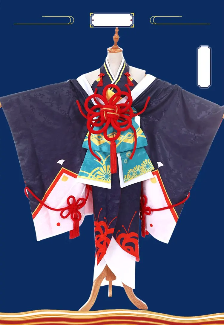 Игра Onmyoji Косплей Костюм SSR Hellspawn Lycorisradiata перед пробуждением Костюм|Игровые