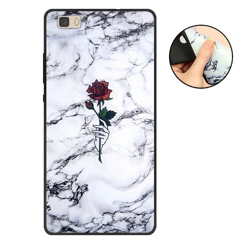 Чехол для телефона Huawei P8 Lite силиконовый чехол Capas 2015 на заднюю крышку P 8 P8Lite панель