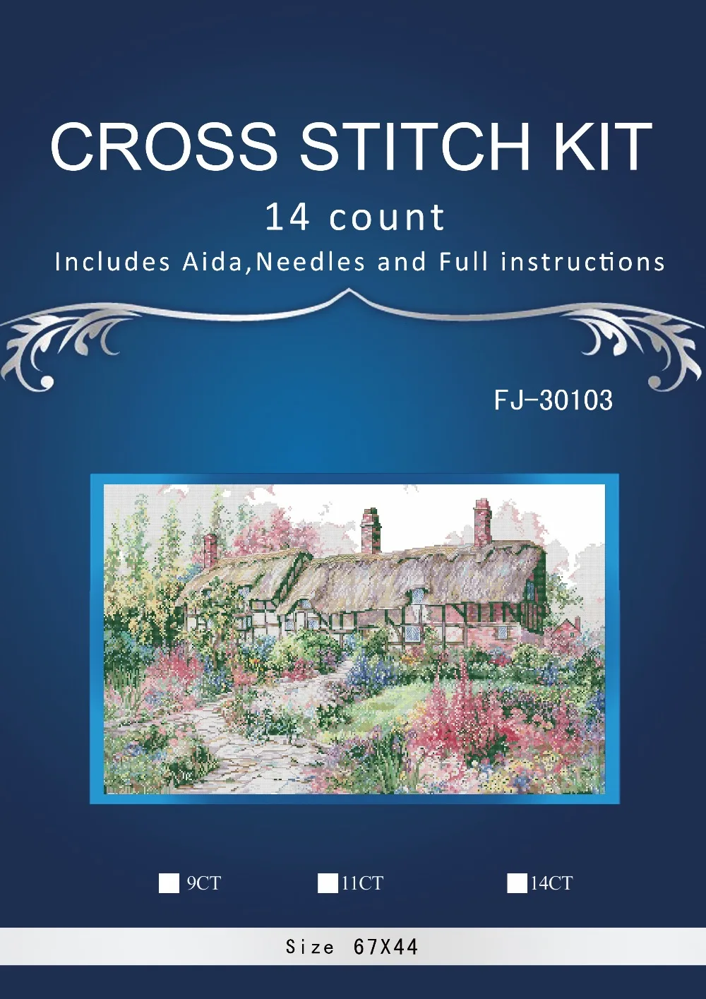 Top Quality Lovely Cute Counted Cross Stitch Kit Seaside Retreat Painter Artist and Wooden House dim 3517 | Дом и сад