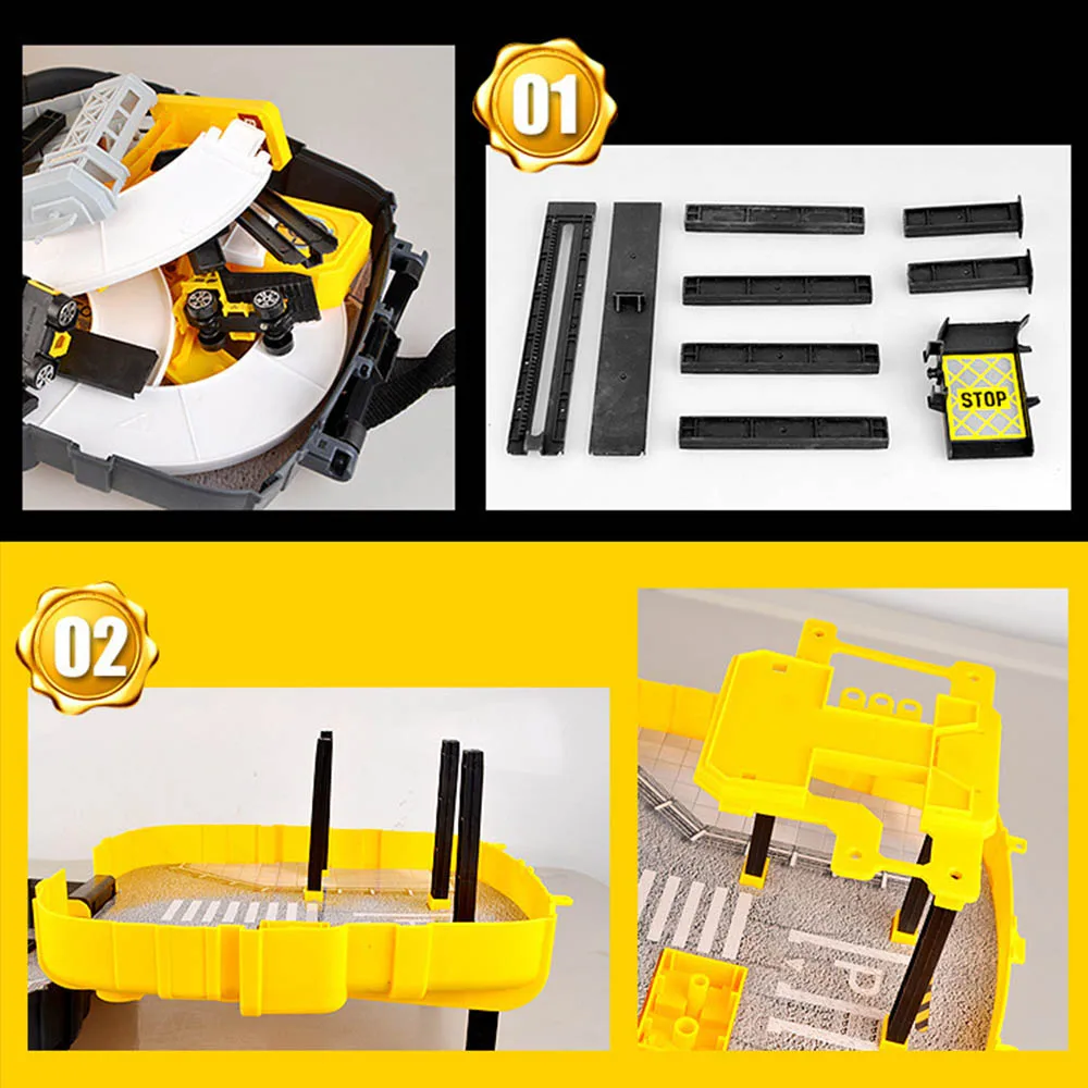 Детские игровые наборы для автомобилей DIY модель в сборке набор гаража обучающая