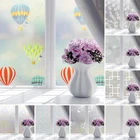 Водонепроницаемая самоклеящаяся пленка, декоративная пленка для окон, матовое стекло, раздвижные двери, наклейки на окно в ванную, полупрозрачная, непрозрачная