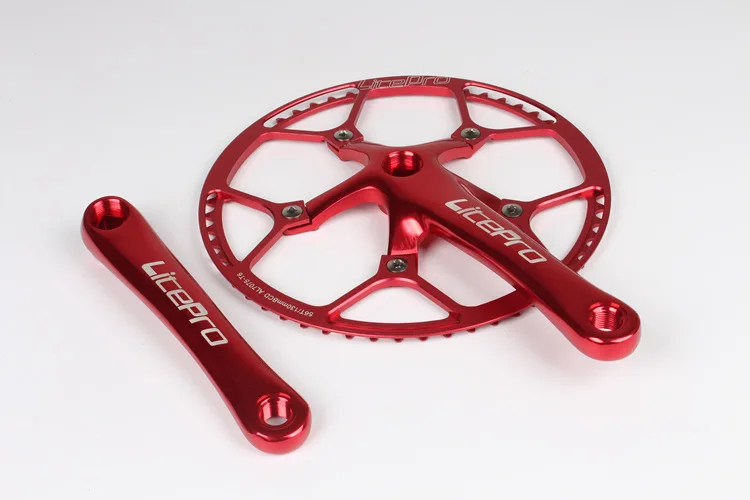 Велосипедная цепь Xingcr Litepro 5 размеров 130 BCD 45T 47T 53T 56T 58T A7075 сплав BMX, велосипедная цепь, Складывающийся шатун