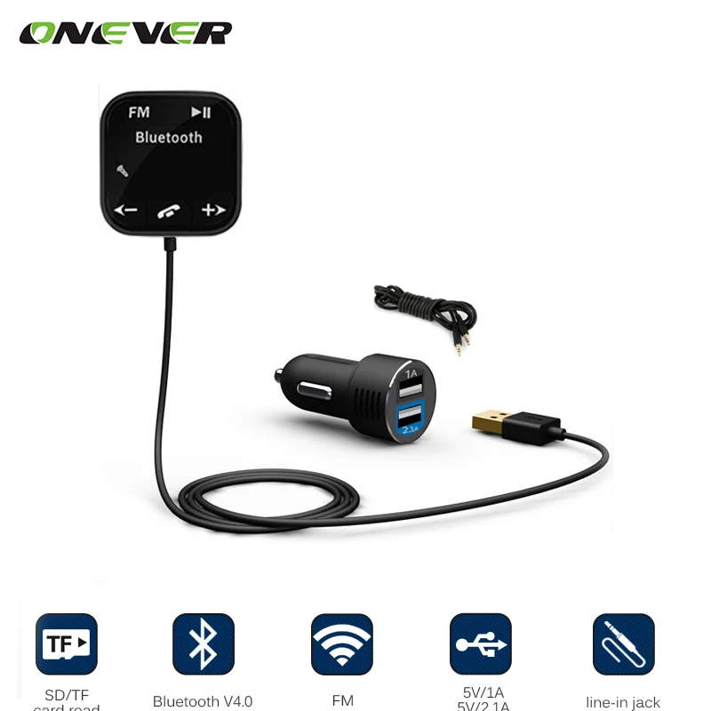 Bluetooth Автомобильный MP3 плеер беспроводной fm передатчик автомобильный комплект