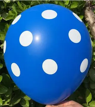 30 шт./лот воздушные шары с рисунком на заказ 12 дюймов 2 8 г белый синий воздушный