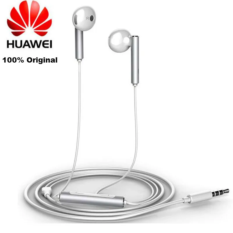 Оригинал Huawei Honor наушники AM116 /AM115 в вкладыши гарнитура с микрофоном 3 5 мм пуговки