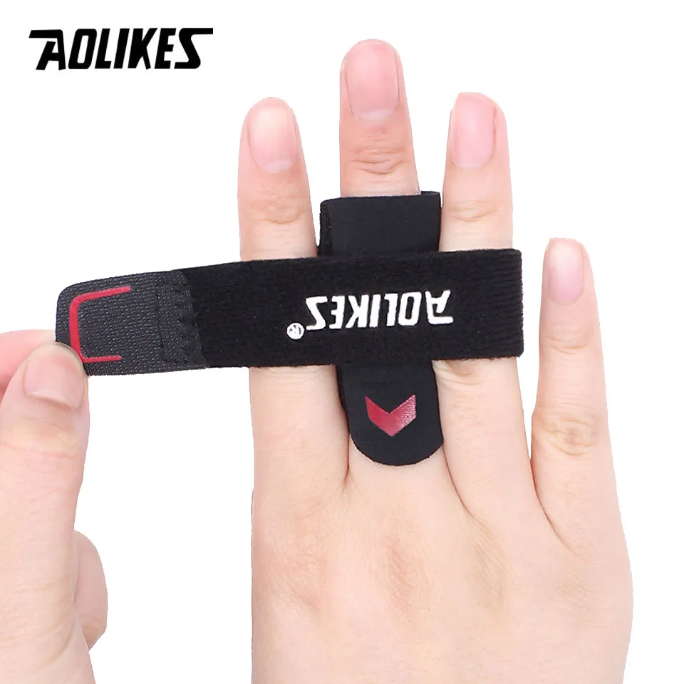 Aolikes 1 шт. Спортивная накладка на палец защитные повязки бандаж для поддержки