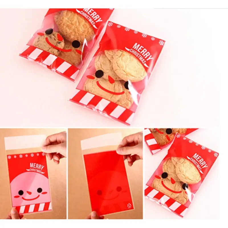 Рождество Санта Клаус чистый целлофановый печенье сладкий свадьба день рождения