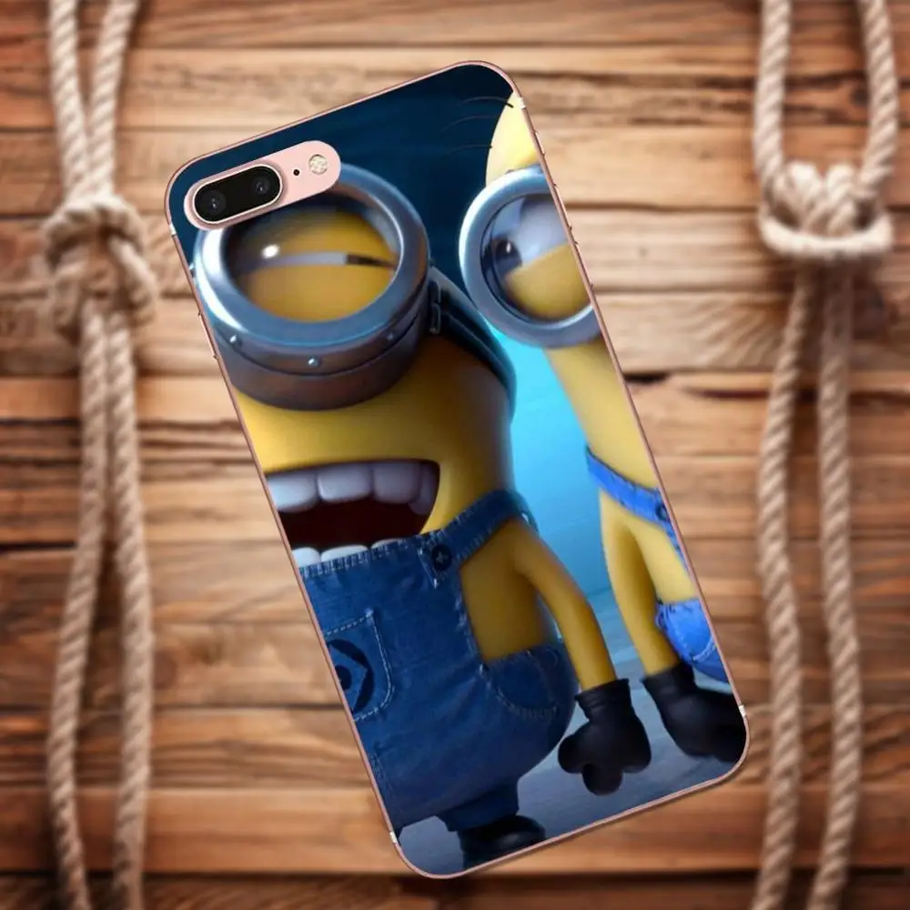 Vvcqod одном направлении Миньоны для Apple iPhone 4 4S 5 5C 5S SE 6 S 7 8 Plus X Moto G G2 G3 Мягкие случаи TPU