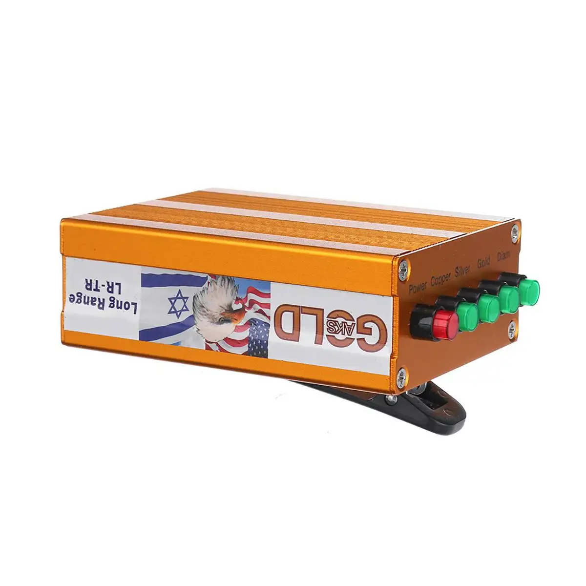 AKS Handhold Pro детектор металла/золота 6000 м Диапазон 6 антенный обнаружитель алмазов w/Чехол детектор золота охотники за сокровищами обнаружения