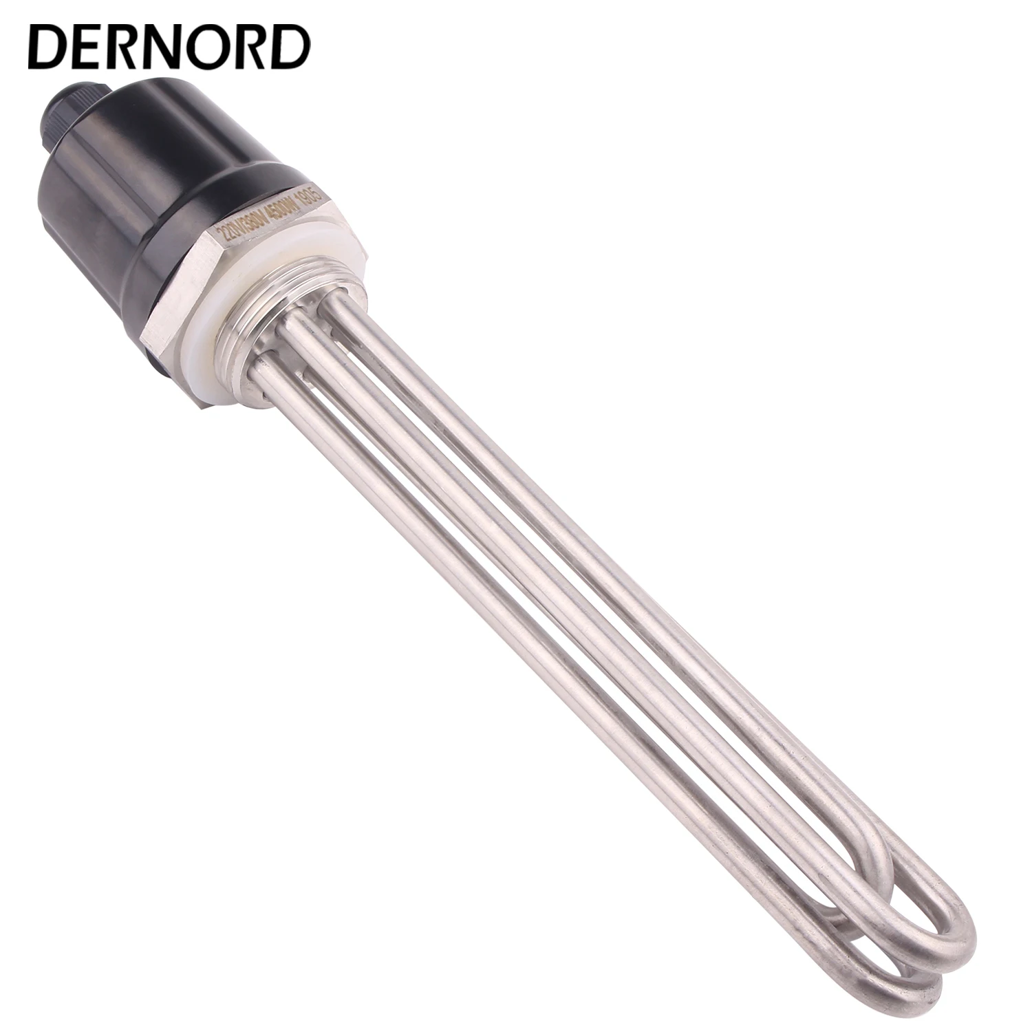DERNORD Brewing Heater DN32 220v / 380v 4.5KW Heating Resistance Electrical Water Heater Element SUS304