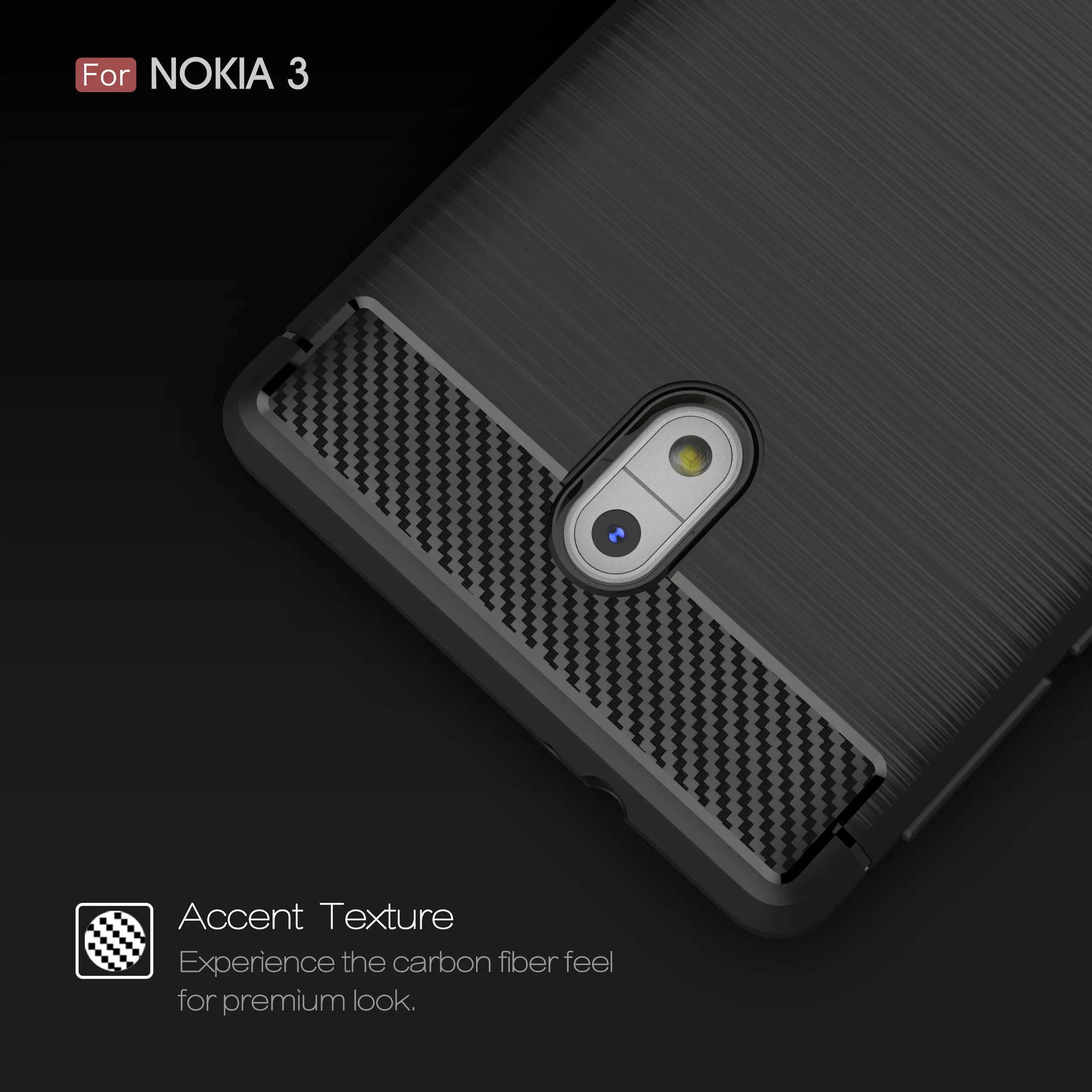Чехол из термопластичного полиуретана для Nokia 3 глобальной Dual TA 1032 1020 1038 накладка