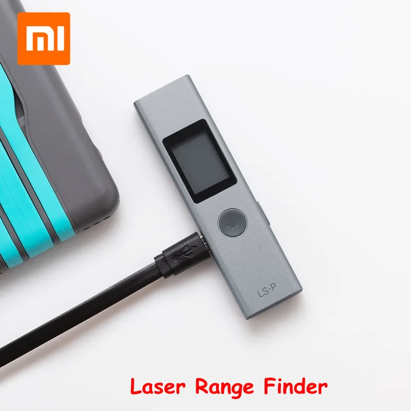 Xiaomi Duka 40 м LS-P Лазерный дальномер USB высокая точность измерения вспышка зарядка портативный дальномер