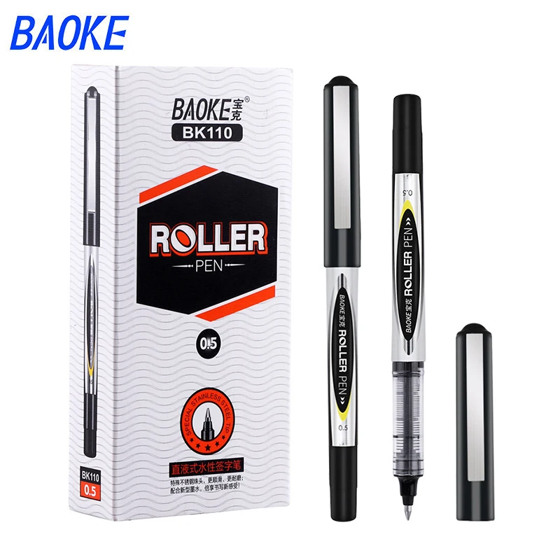 Красные синие черные стержень сменный гелевый ручка нейтральная 12 шт. 0 5 мм Совет