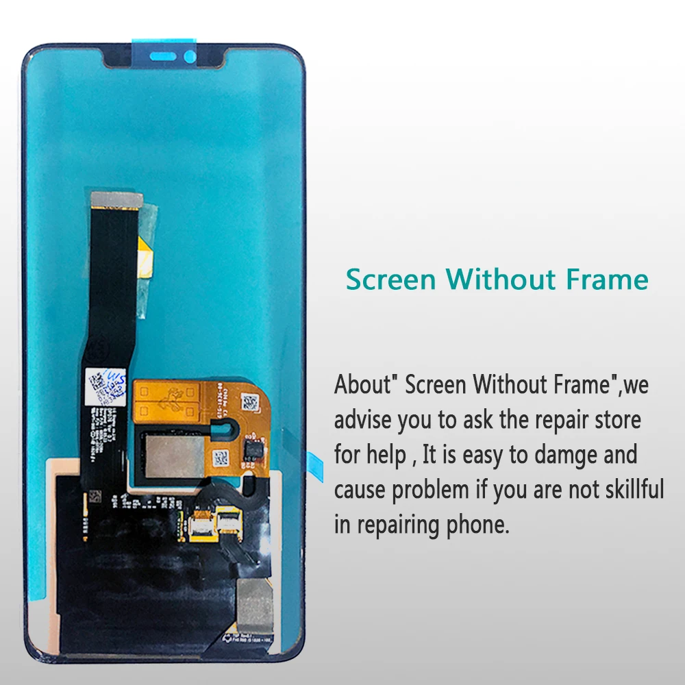 Huawei 6 39 дюймовый ЖК-дисплей для Mate 20 Pro 1440*3120 кодирующий преобразователь
