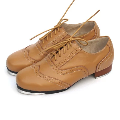 Танцевальная обувь из 100% натуральной кожи для мужчин и женщин профессиональная