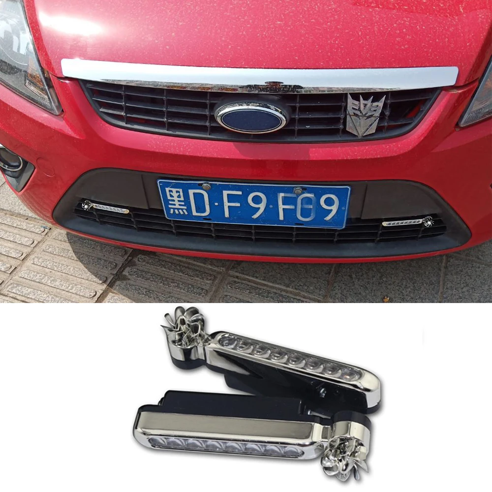 2x светодиодный ветер Автомобильные дневные ходовые огни для BMW Audi VW Porsche Honda Hyundai